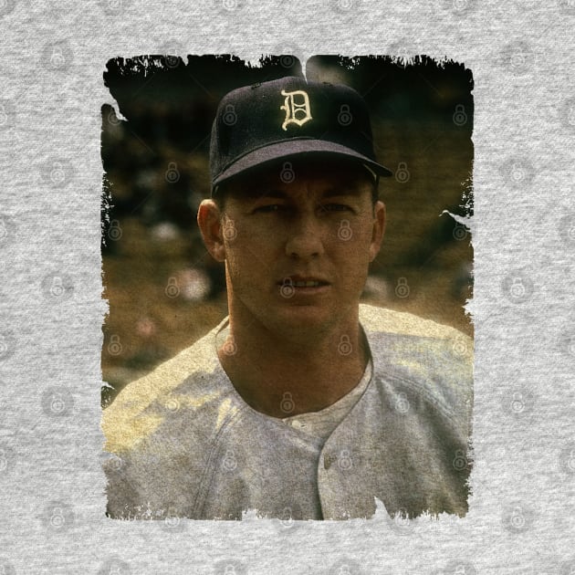 Al Kaline in Detroit Tigers by PESTA PORA